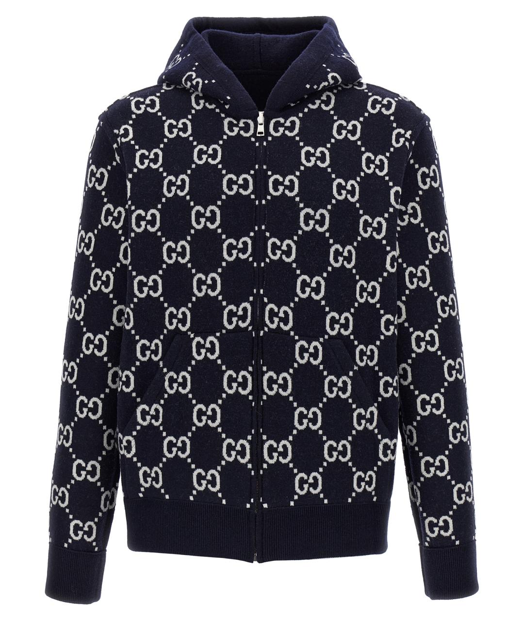 GUCCI Синяя шерстяная куртка, фото 2