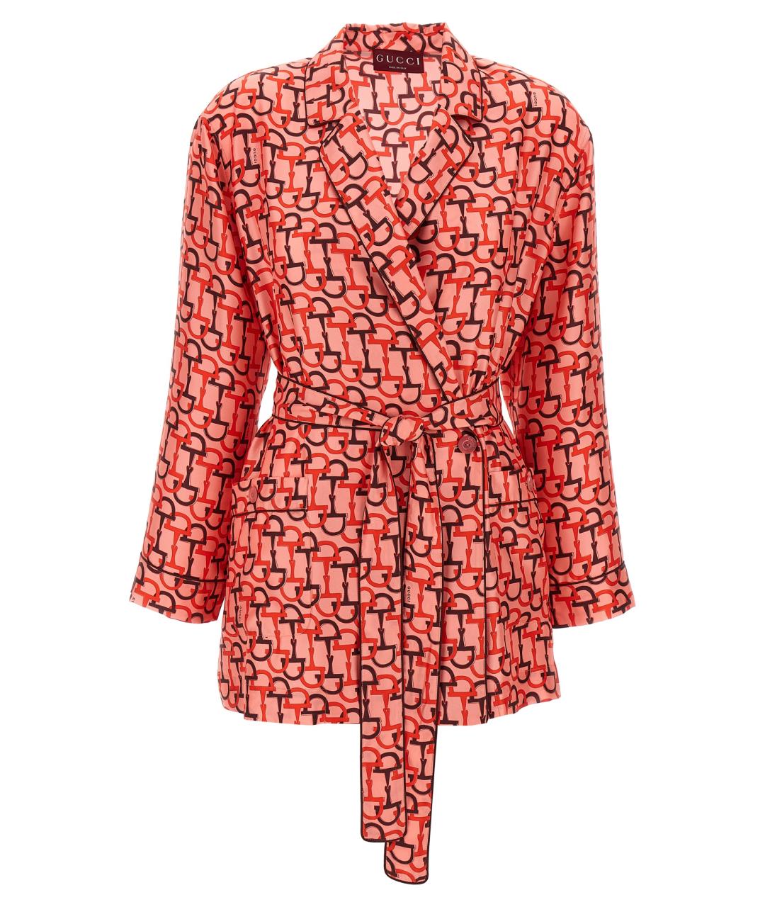 GUCCI Мульти шелковая блузы, фото 1