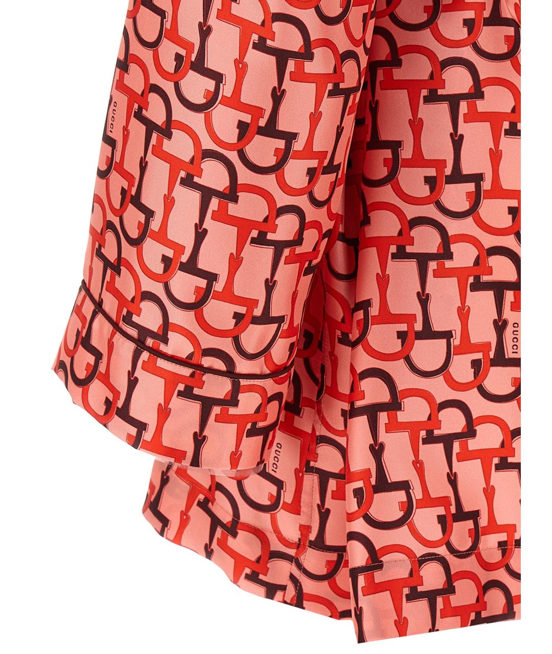 GUCCI Мульти шелковая блузы, фото 4