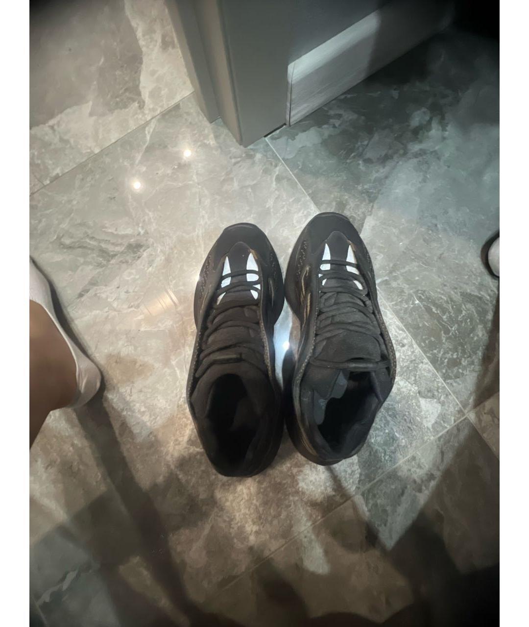YEEZY Черные низкие кроссовки / кеды, фото 3
