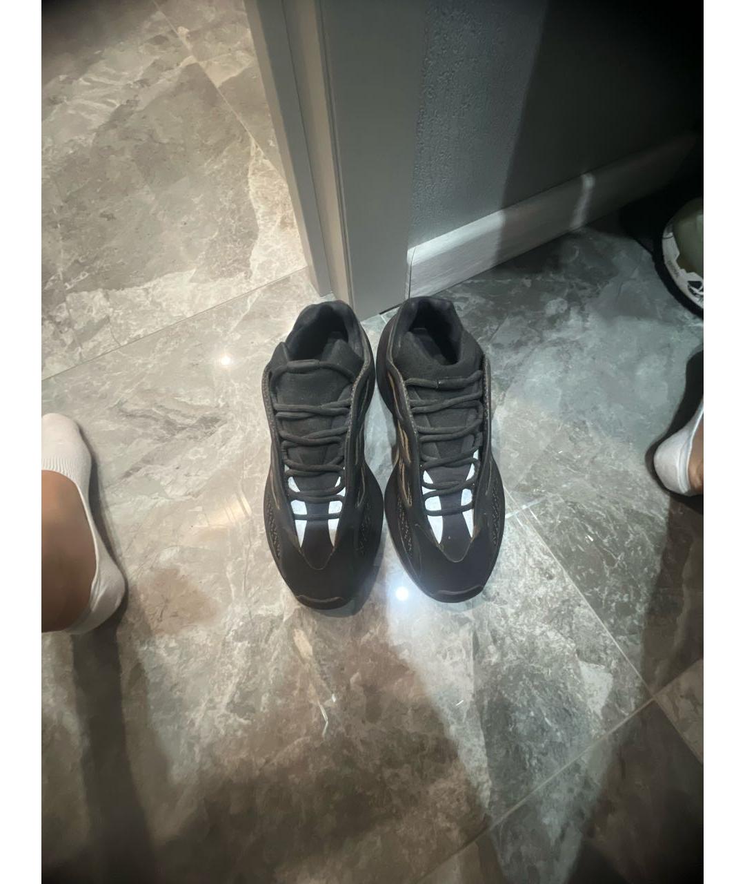 YEEZY Черные низкие кроссовки / кеды, фото 2