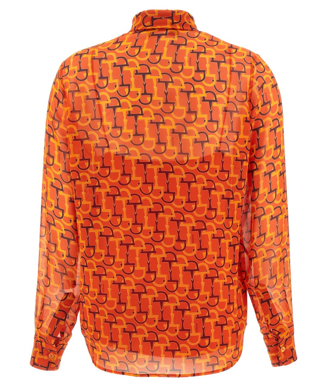 GUCCI Мульти шелковая блузы, фото 2