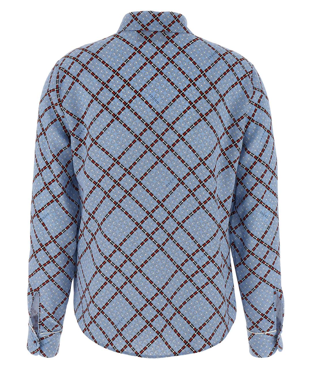 GUCCI Мульти шелковая блузы, фото 2