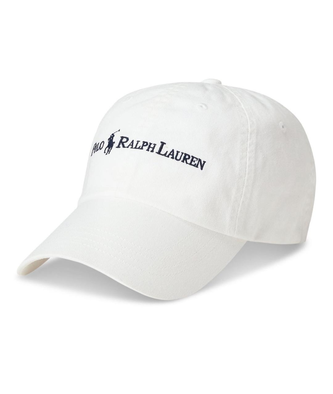 POLO RALPH LAUREN Белая хлопковая кепка/бейсболка, фото 5