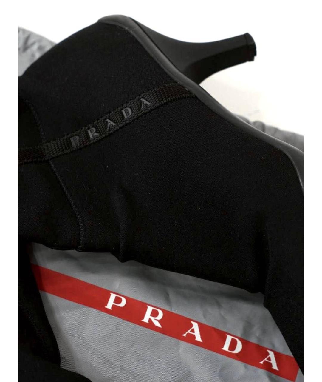 PRADA Черные сапоги, фото 5