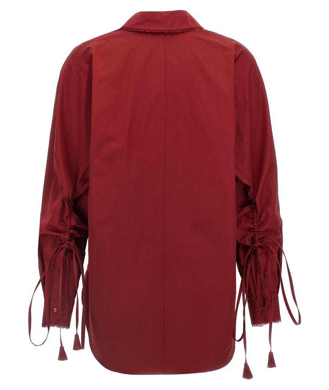 GUCCI Красная хлопковая блузы, фото 3