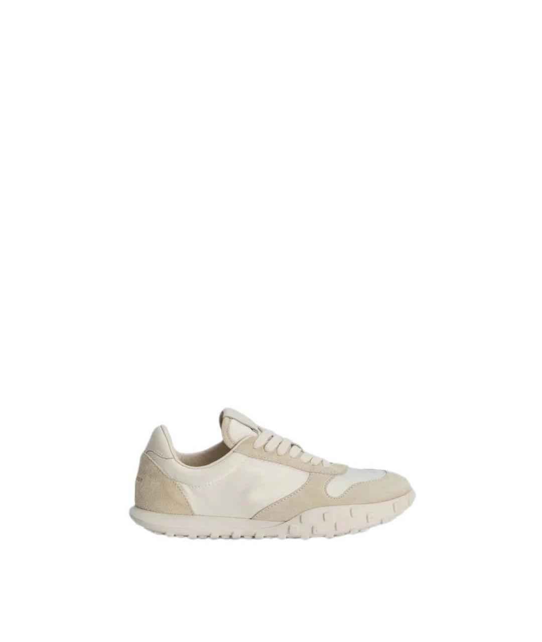 JIL SANDER Серые текстильные кроссовки, фото 1