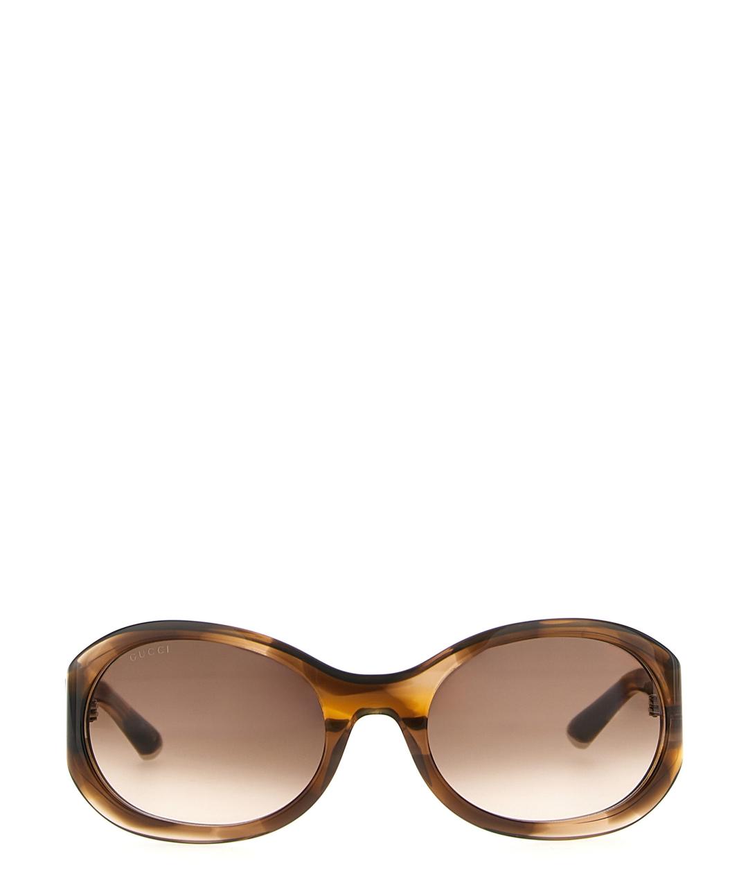 GUCCI Коричневые солнцезащитные очки, фото 1