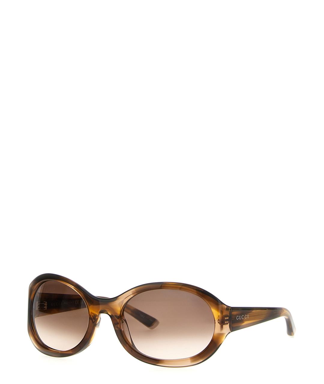 GUCCI Коричневые солнцезащитные очки, фото 3