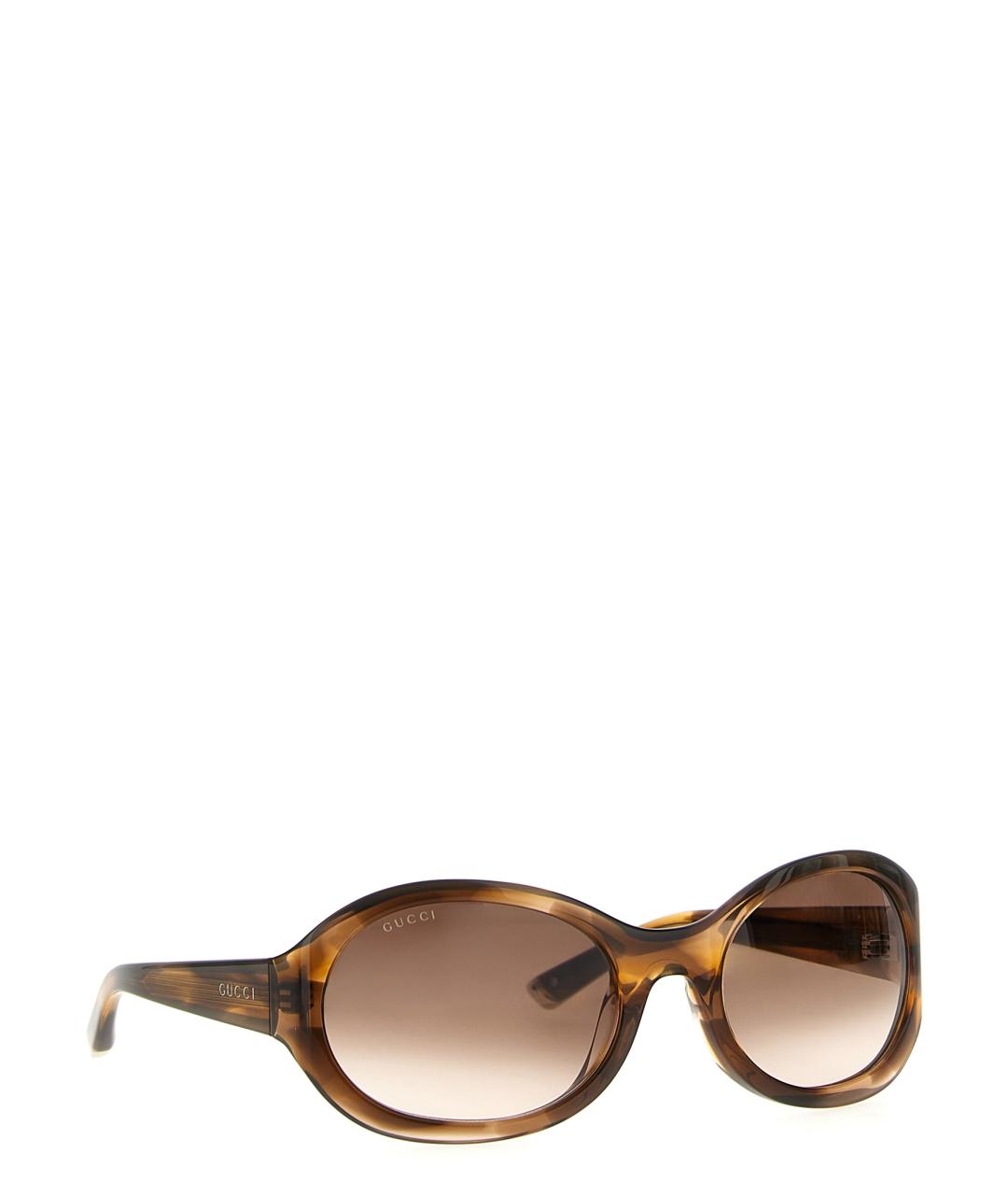 GUCCI Коричневые солнцезащитные очки, фото 2
