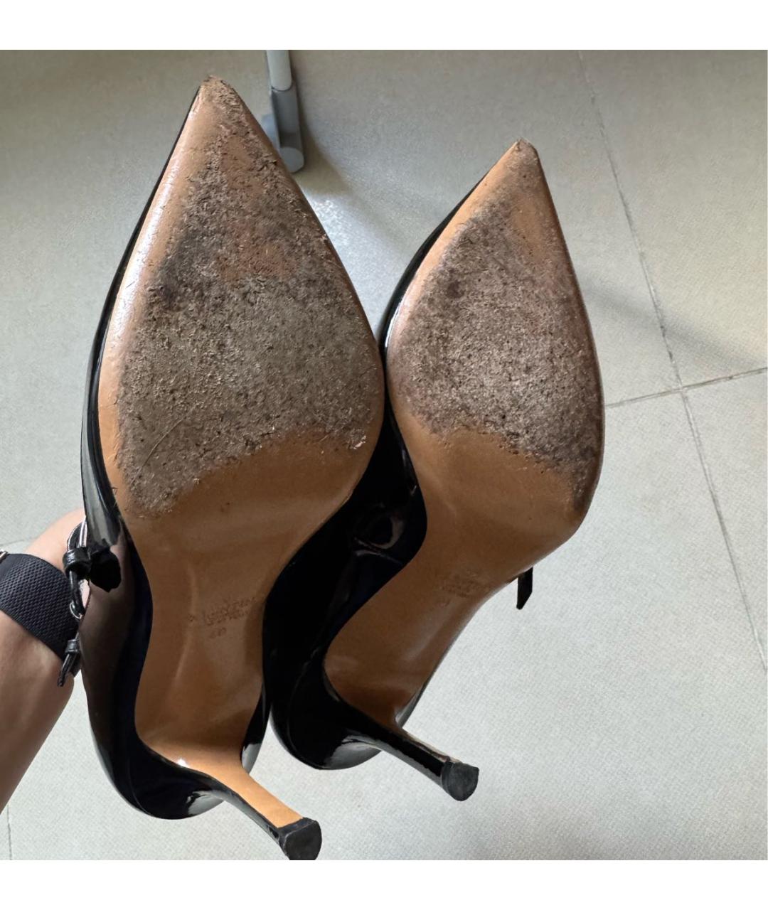 VALENTINO Черные туфли из лакированной кожи, фото 6