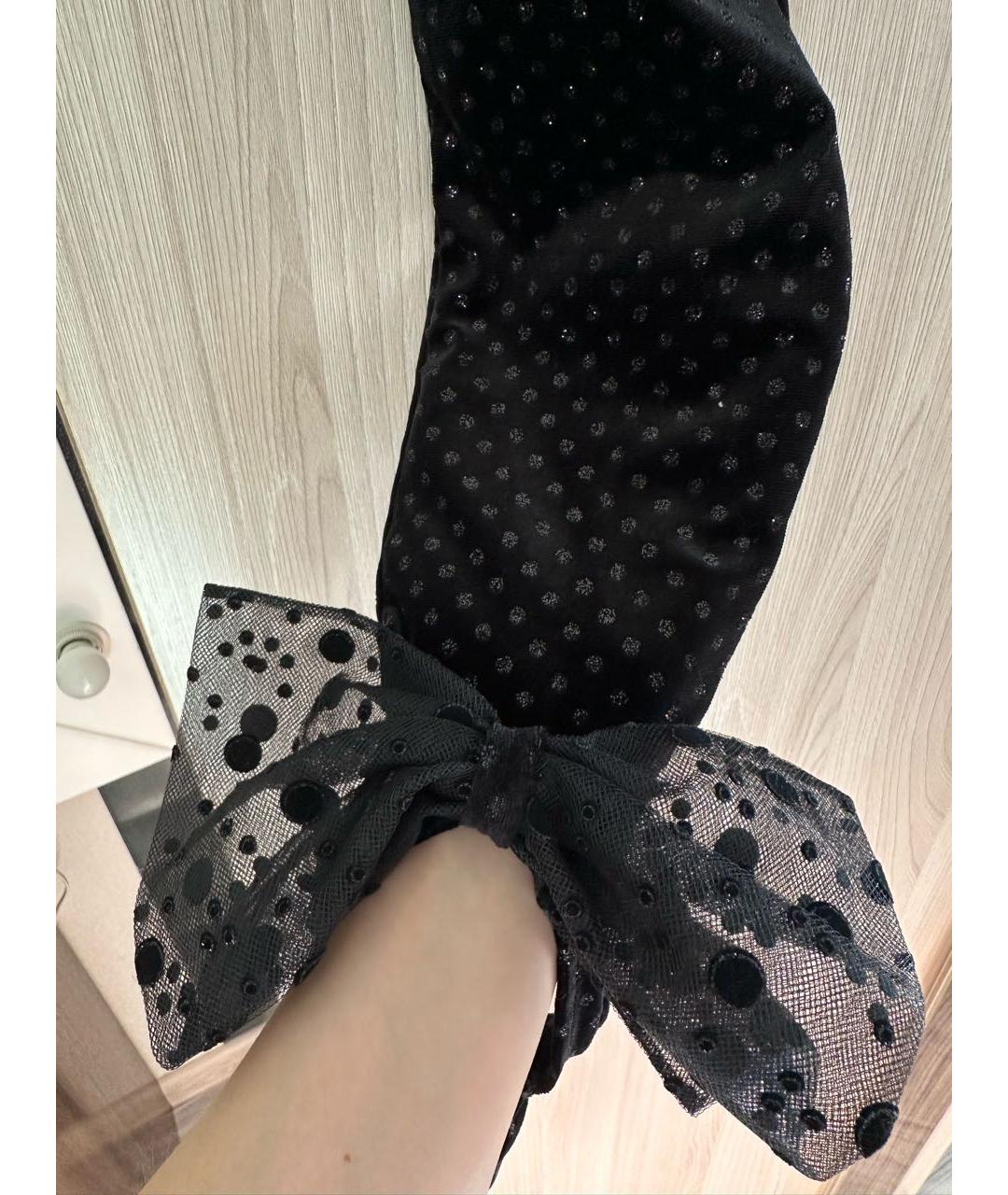 KALMANOVICH Черные бархатные леггинсы и велосипедки, фото 8