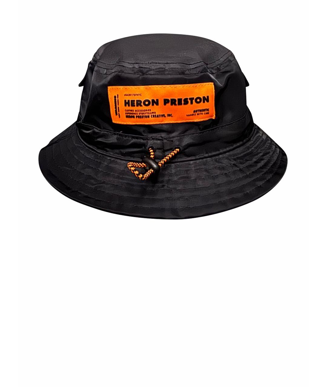HERON PRESTON Черная синтетическая шляпа, фото 1
