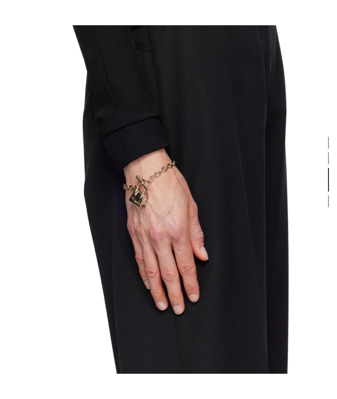 JACQUEMUS Золотой браслет, фото 3