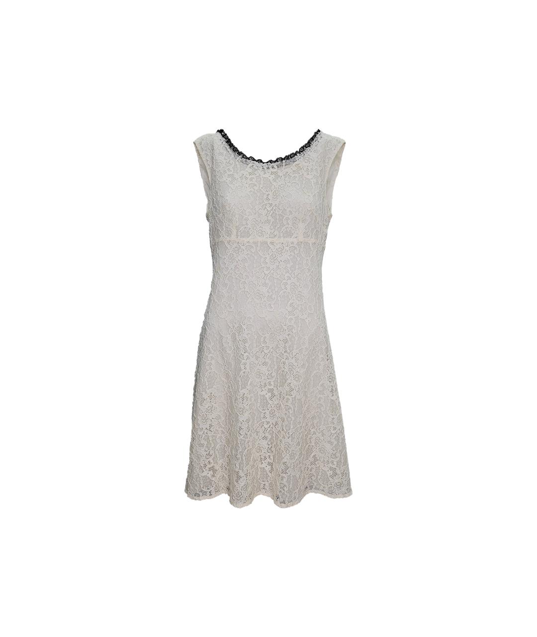 DOLCE&GABBANA Белое хлопковое повседневное платье, фото 1