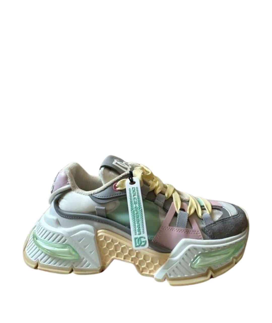 DOLCE&GABBANA Мульти текстильные кроссовки, фото 1