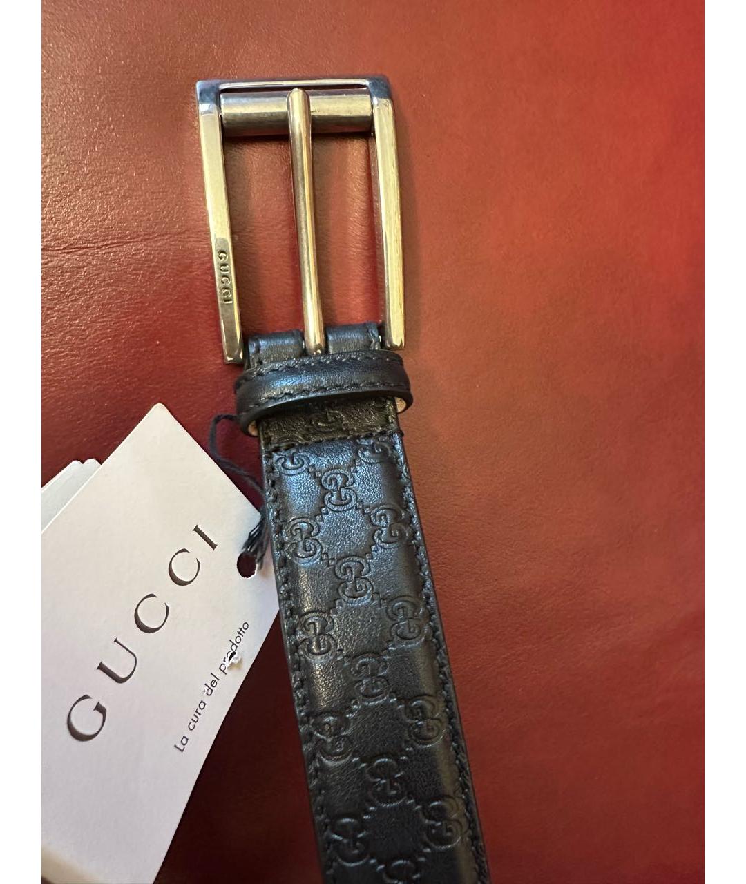 GUCCI Коричневый кожаный ремень, фото 2