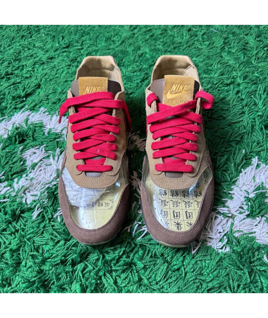 NIKE Коричневые низкие кроссовки / кеды, фото 3