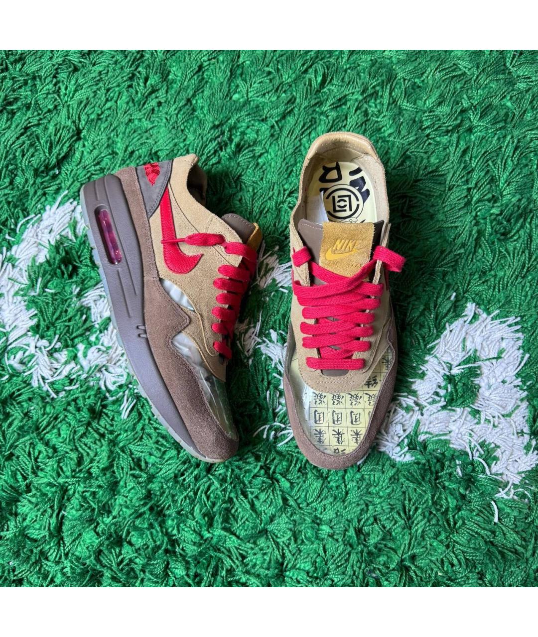 NIKE Коричневые низкие кроссовки / кеды, фото 8