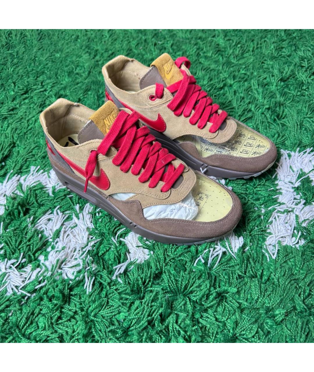 NIKE Коричневые низкие кроссовки / кеды, фото 4