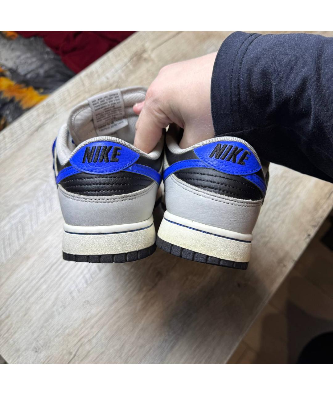 NIKE Оранжевое кожаные низкие кроссовки / кеды, фото 5