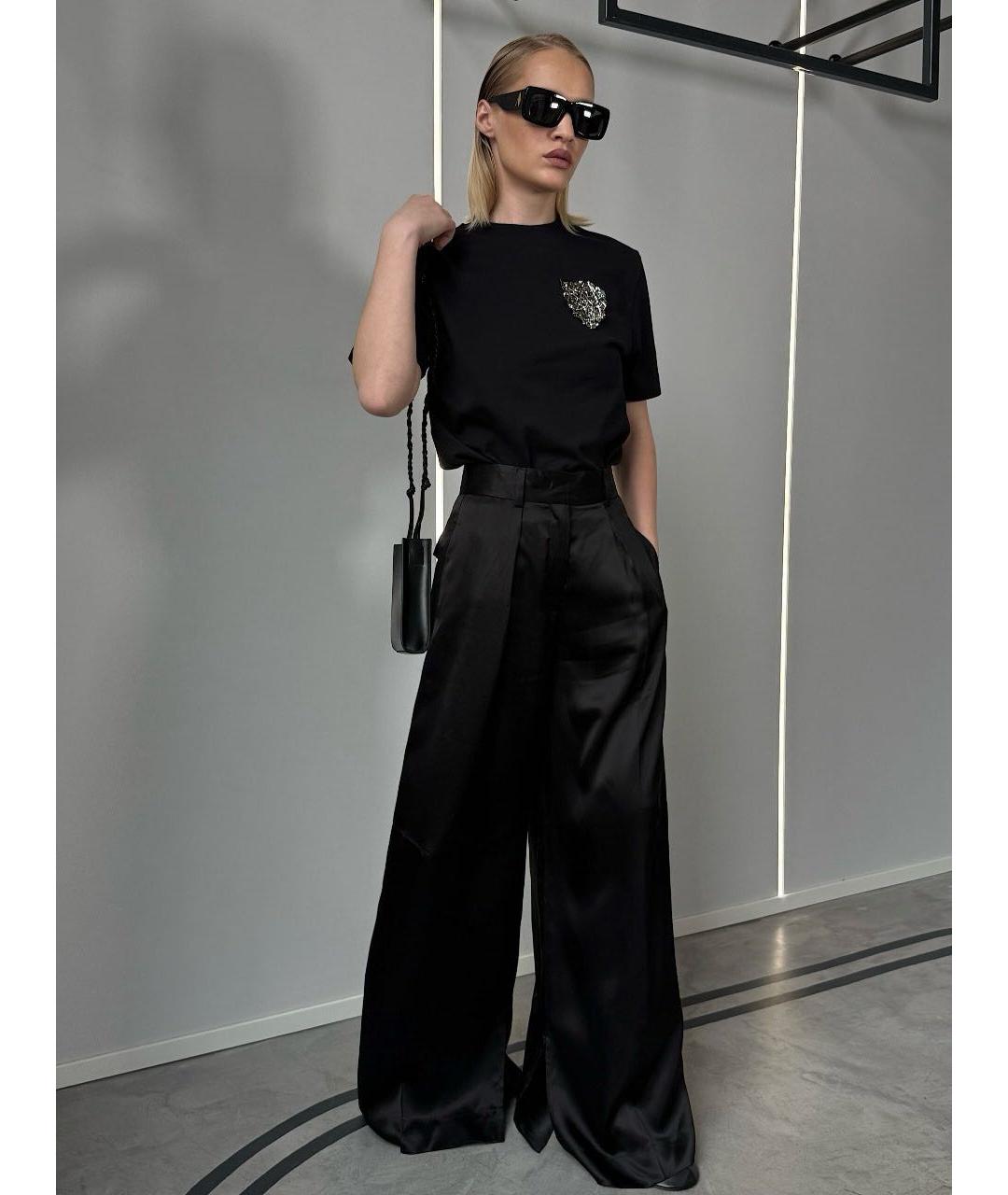 JIL SANDER Черная кожаная сумка через плечо, фото 5