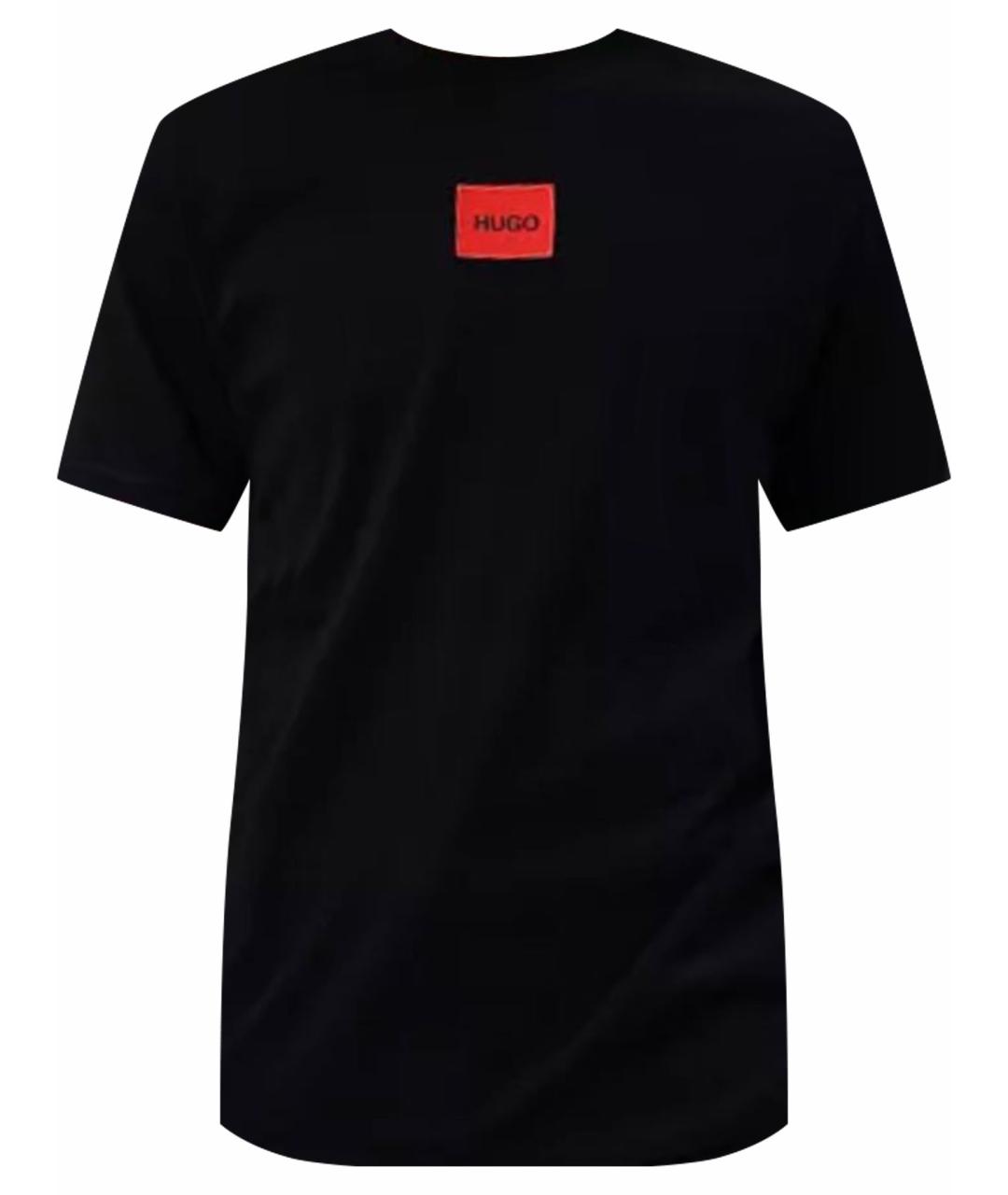 HUGO BOSS Черная хлопковая футболка, фото 1
