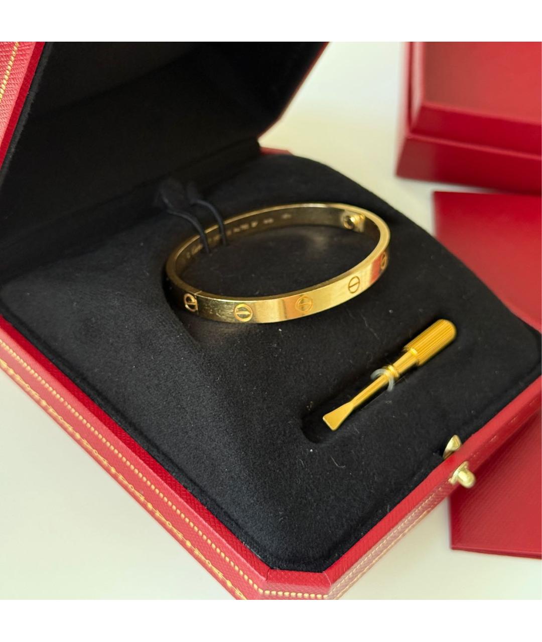 CARTIER Золотой браслет из желтого золота, фото 4