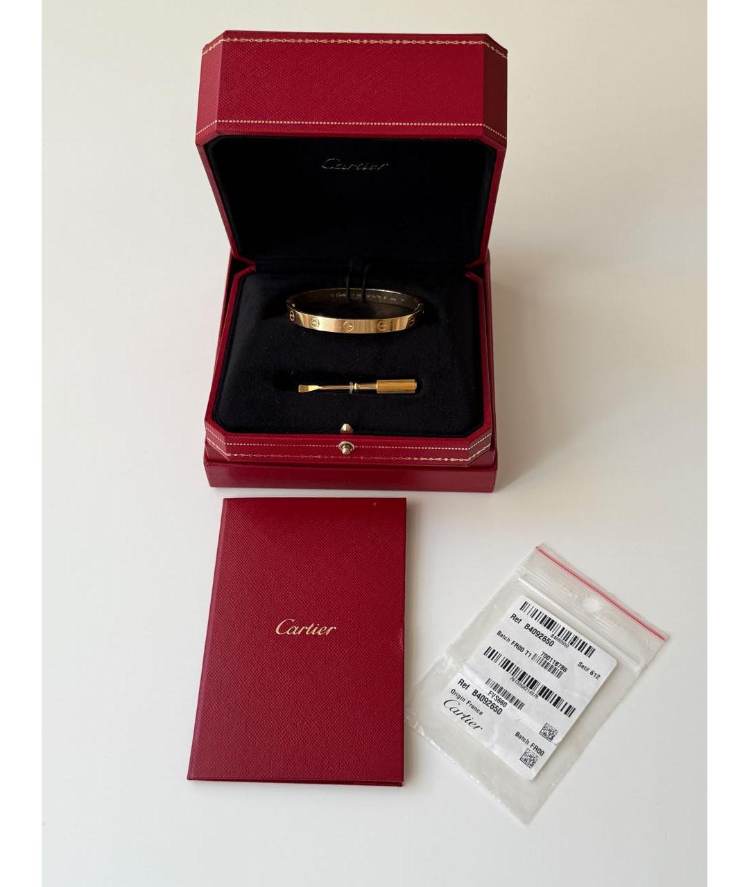 CARTIER Золотой браслет из желтого золота, фото 5