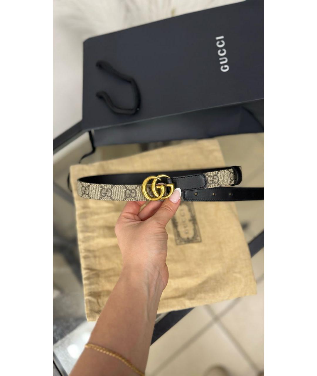 GUCCI Бежевый ремень, фото 2