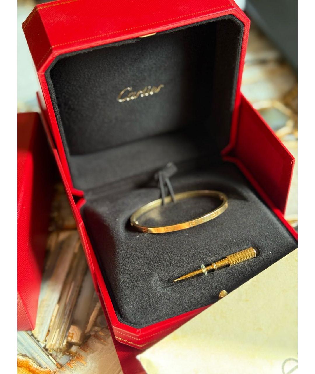 CARTIER Золотой браслет из желтого золота, фото 2