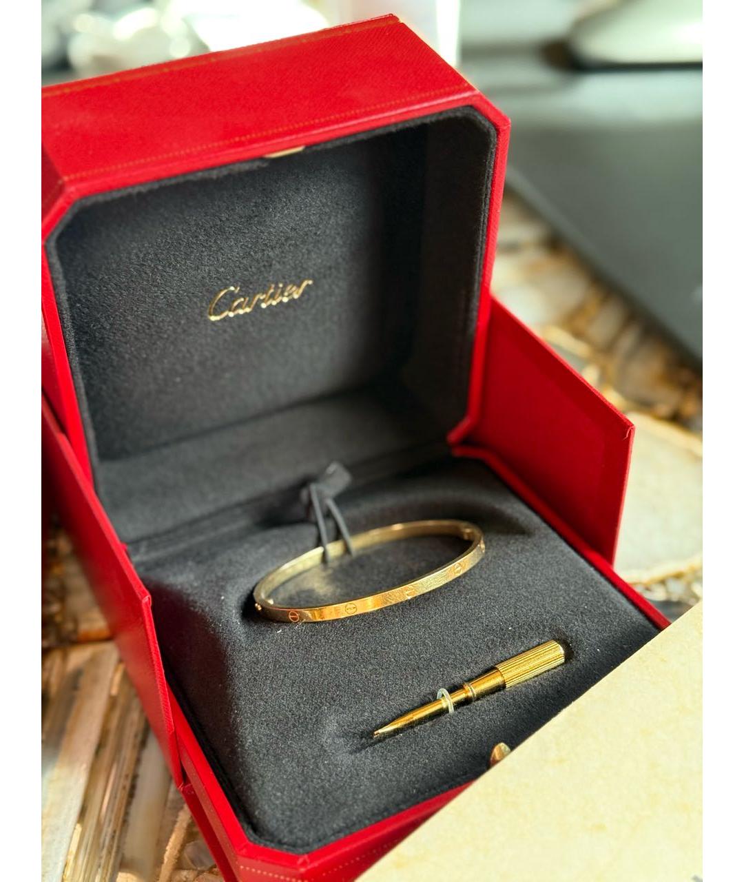 CARTIER Золотой браслет из желтого золота, фото 5