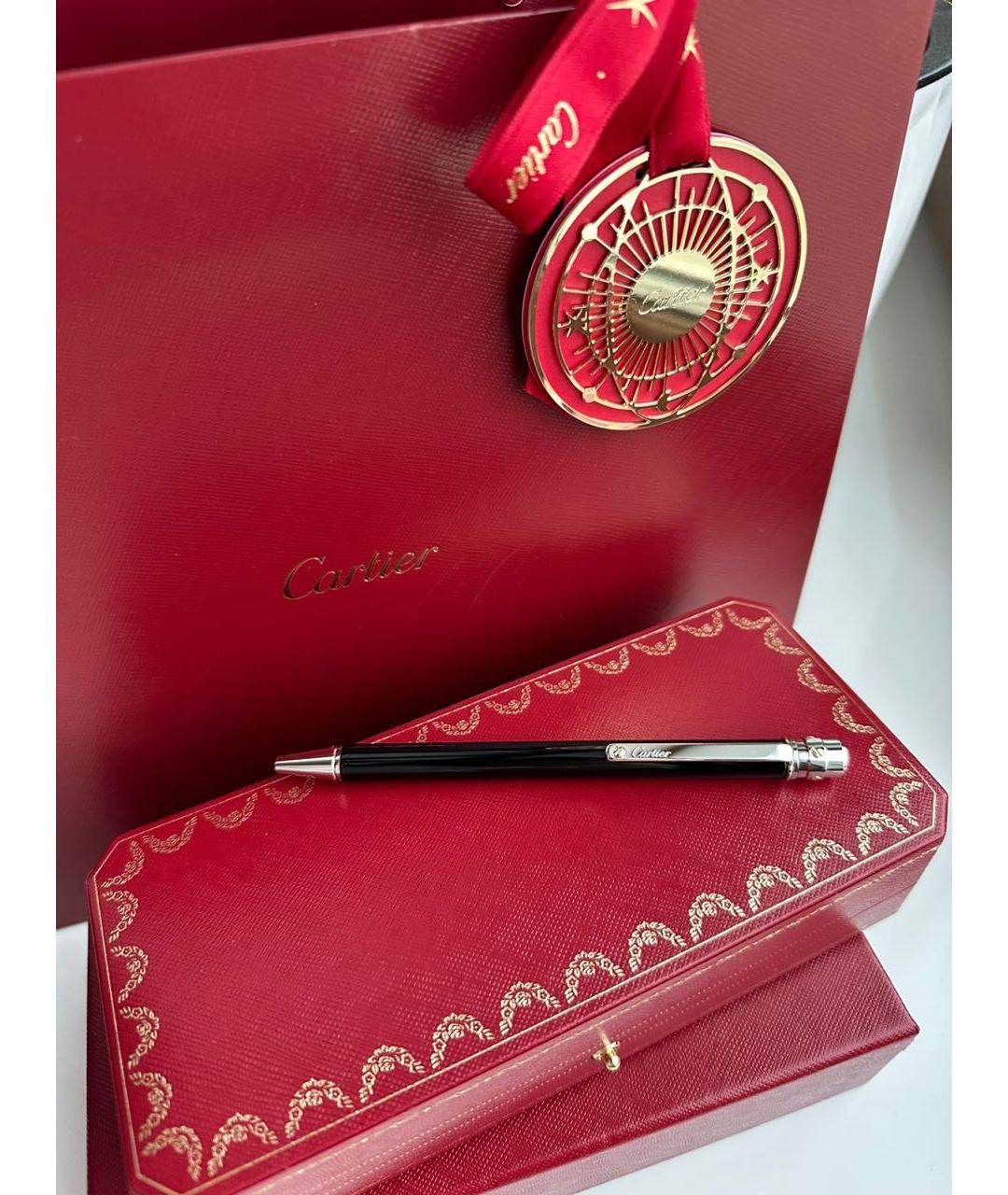 CARTIER Черная шариковая ручка, фото 2