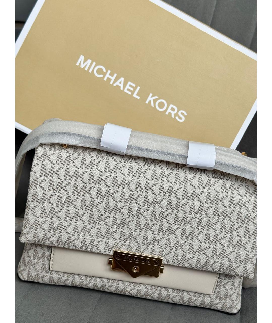 MICHAEL KORS Бежевая сумка через плечо, фото 8