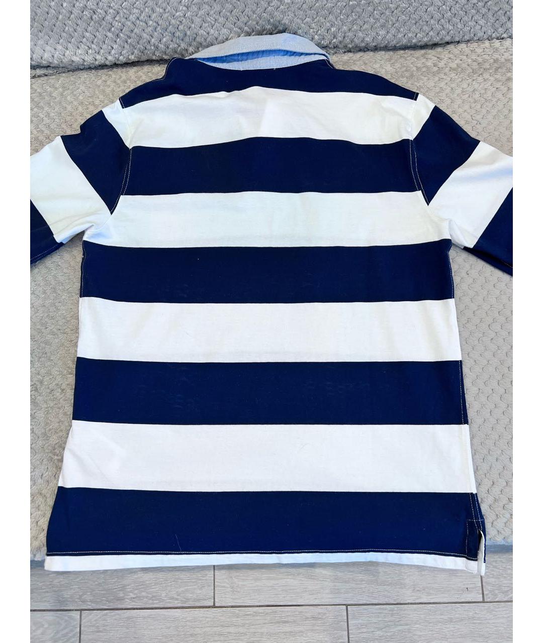 POLO RALPH LAUREN Белое хлопковое поло с длинным рукавом, фото 2