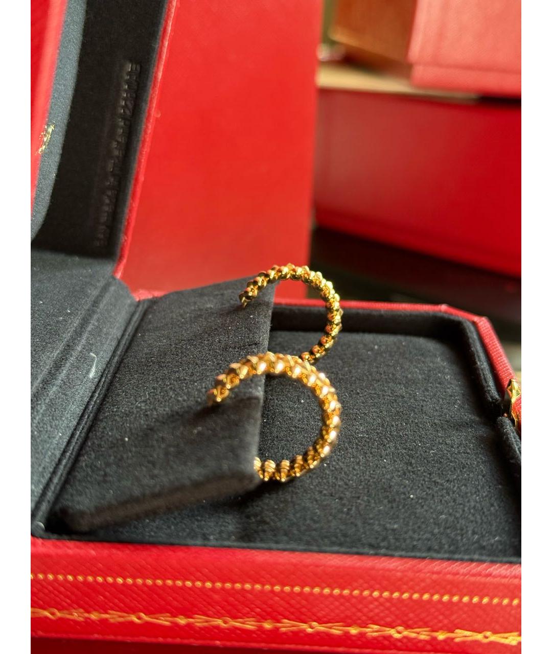 CARTIER Золотые серьги из желтого золота, фото 3