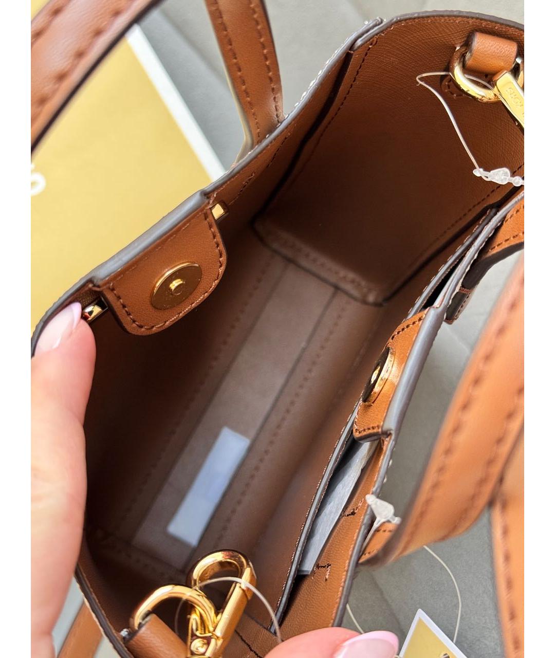 MICHAEL KORS Бежевая сумка через плечо, фото 4