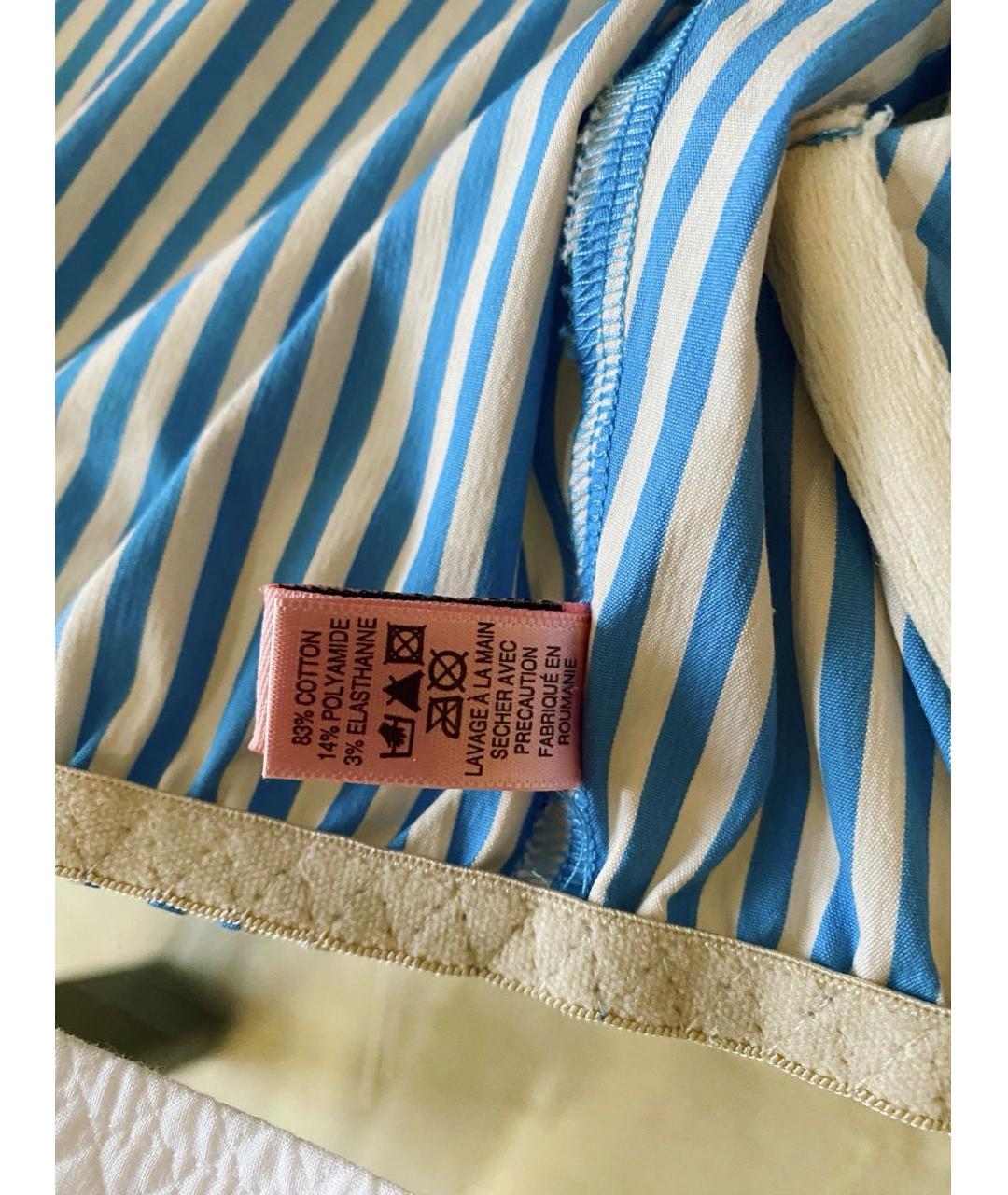 AGENT PROVOCATEUR Голубой хлопковый костюм с юбками, фото 7