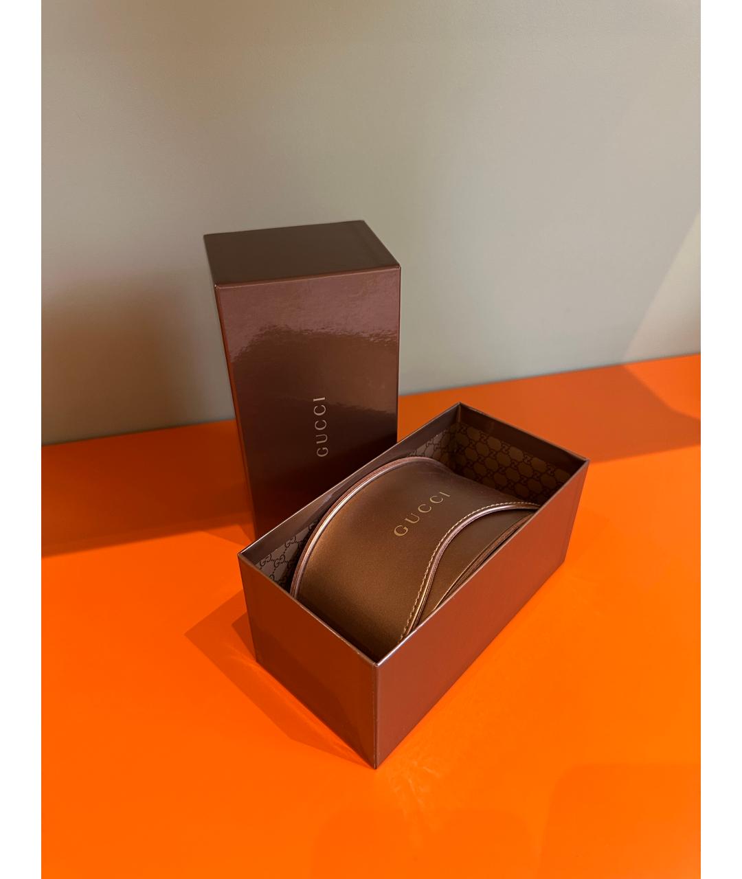 GUCCI Белые пластиковые солнцезащитные очки, фото 4