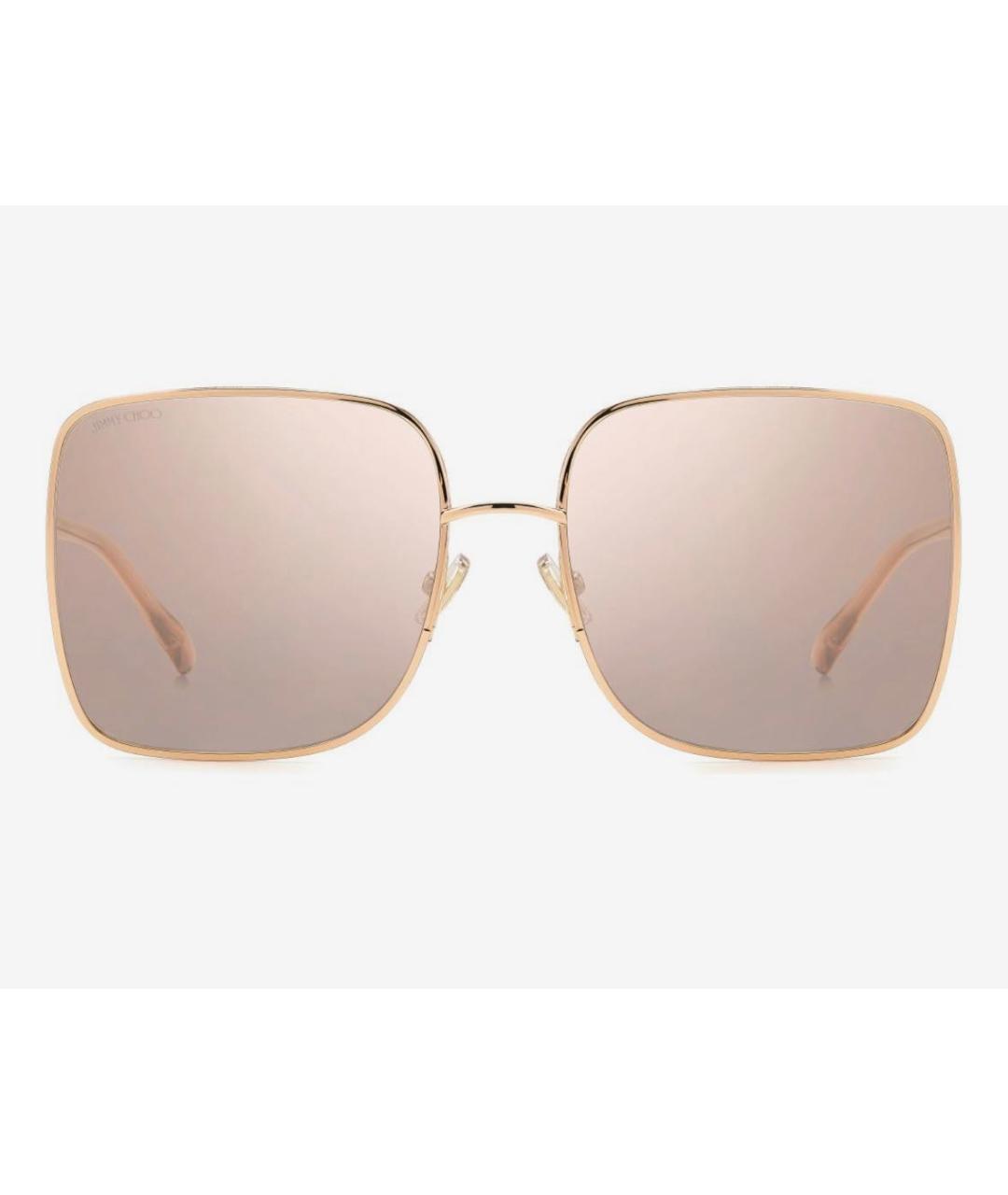 JIMMY CHOO Коралловые металлические солнцезащитные очки, фото 4
