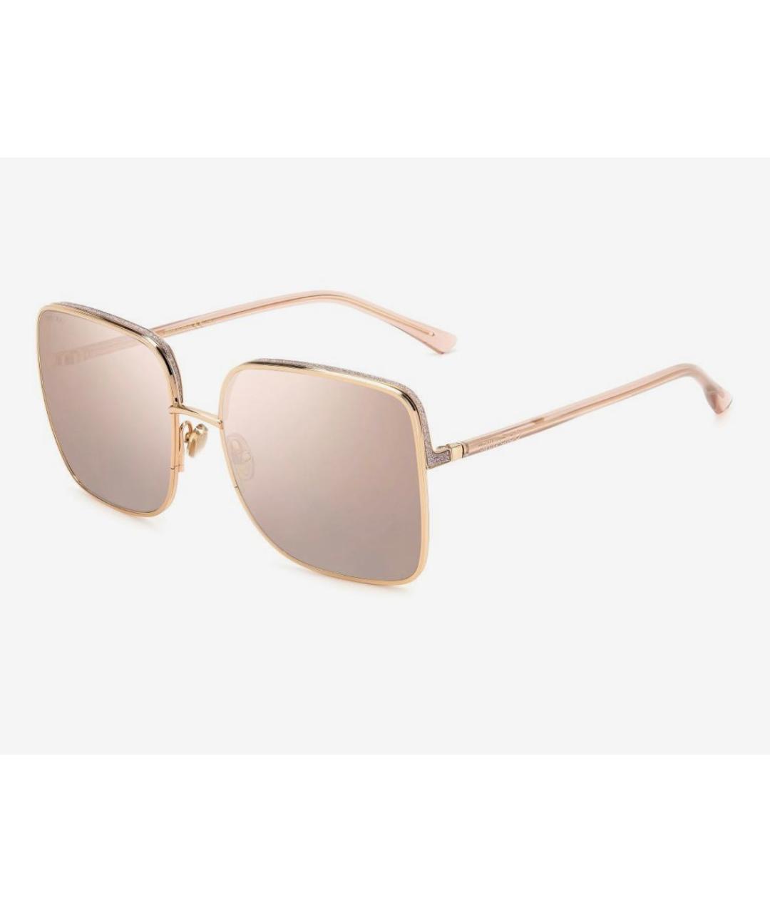 JIMMY CHOO Коралловые металлические солнцезащитные очки, фото 2