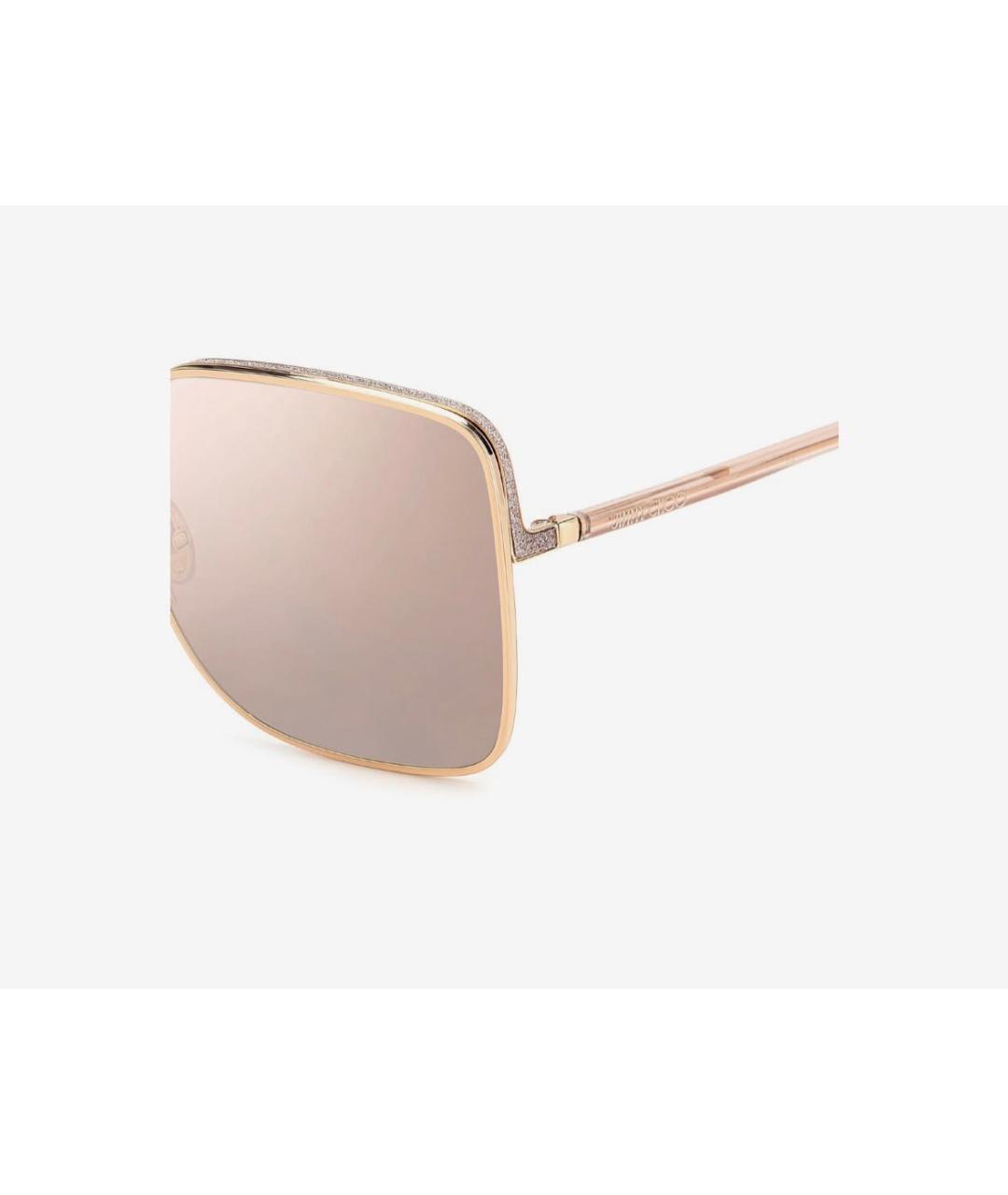 JIMMY CHOO Коралловые металлические солнцезащитные очки, фото 3