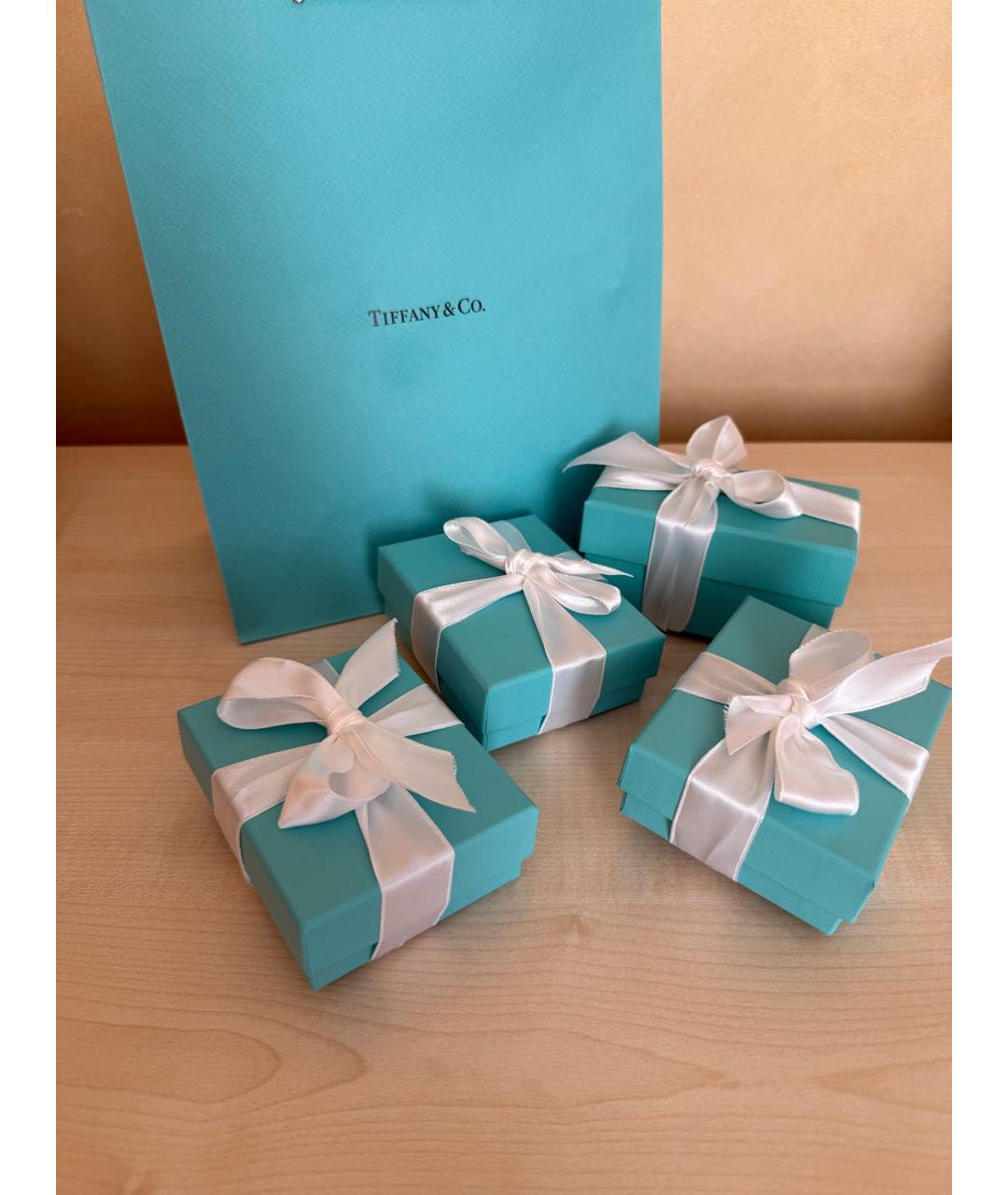 TIFFANY&CO Бирюзовые серебряные серьги, фото 3