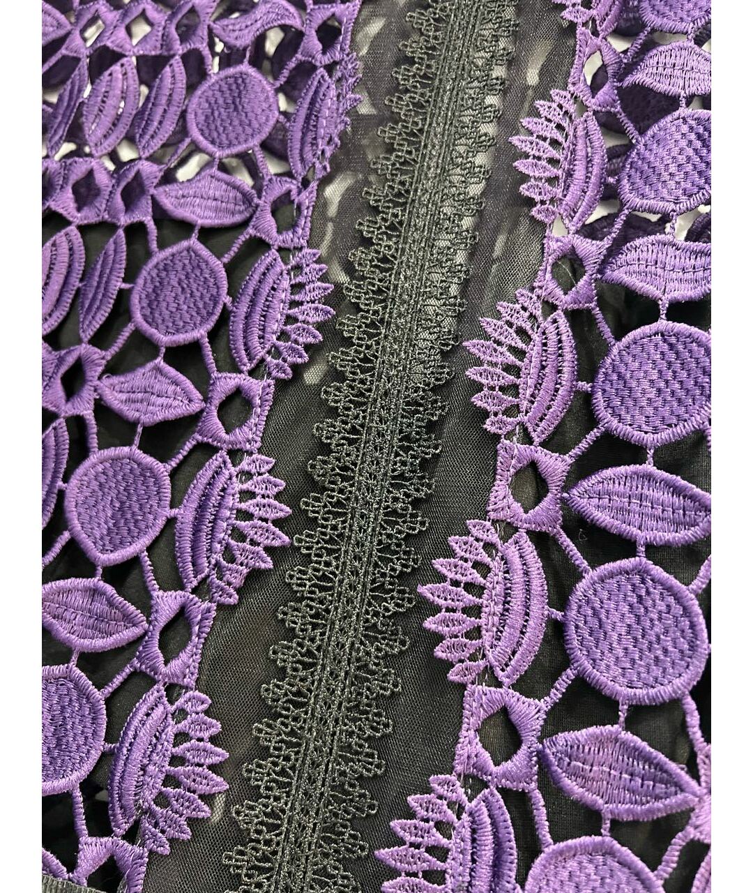 SELF-PORTRAIT Фиолетовое полиэстеровое повседневное платье, фото 4