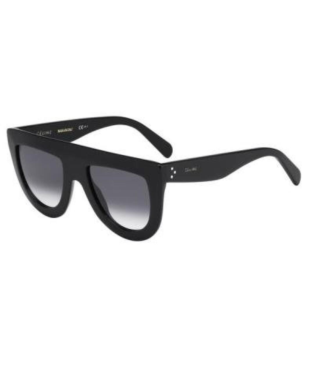 CELINE Черные пластиковые солнцезащитные очки, фото 6