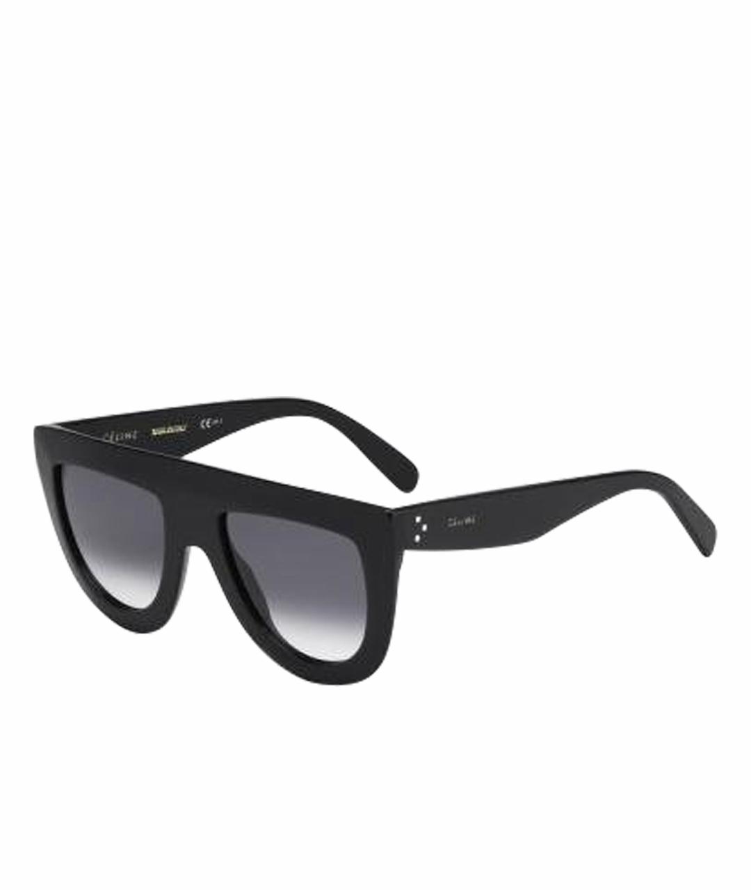 CELINE Черные пластиковые солнцезащитные очки, фото 1