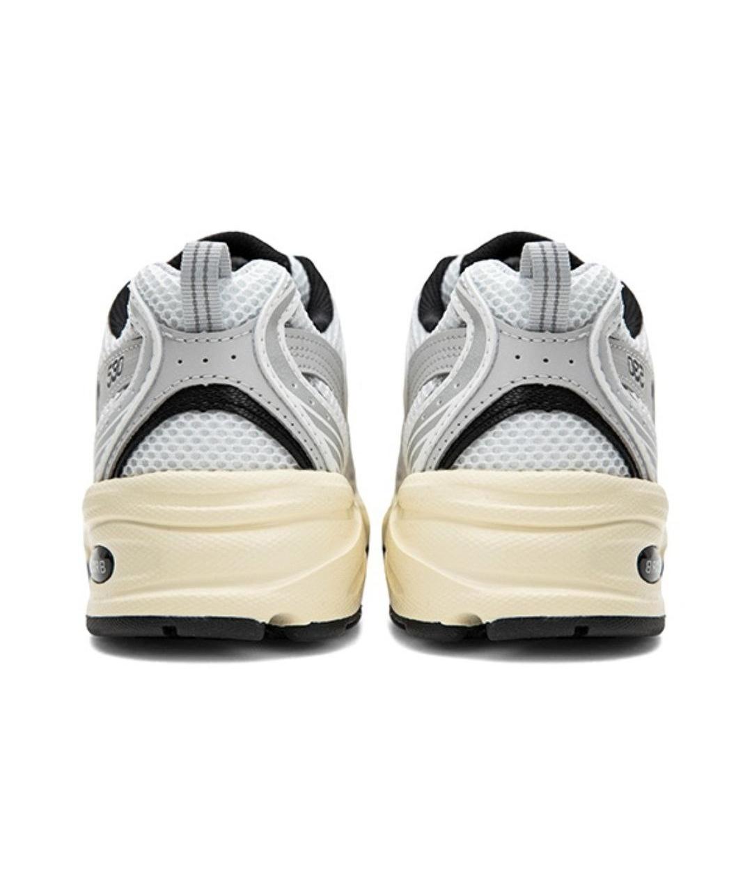 NEW BALANCE Серебряные неопреновые кроссовки, фото 3