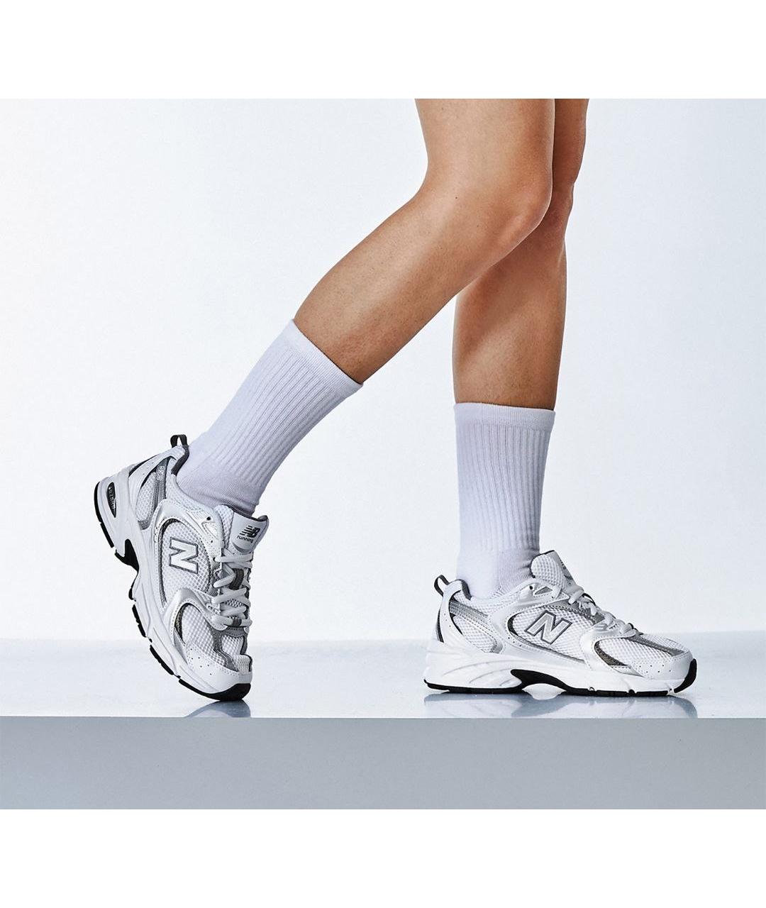 NEW BALANCE Белые неопреновые кроссовки, фото 5