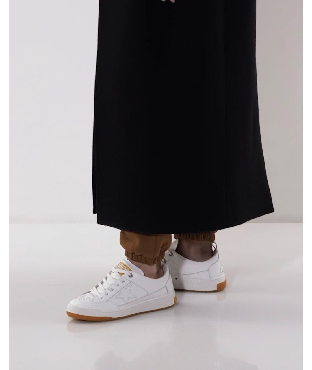 GOLDEN GOOSE DELUXE BRAND Белые кожаные кеды, фото 6