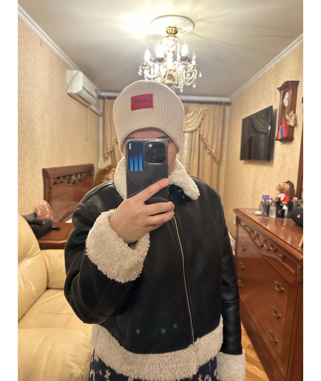 HUGO BOSS Белая хлопковая шапка, фото 4